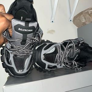 Black Balenciaga Track Runners 2.0 Men’s size 40.